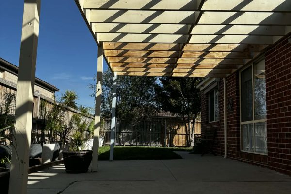 Custom pergola construction SW Building Solutions Melbourne